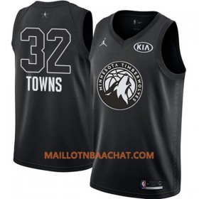 Maillot NBA Minnesota Timberwolves Karl Anthony-Towns 32 2018 All-Star Jordan Brand Noir Swingman - Homme